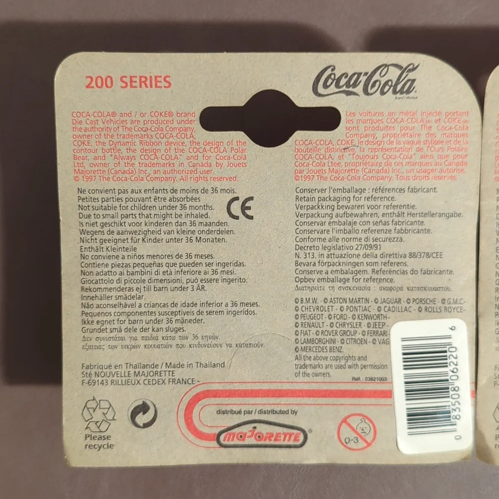 1997 Majorette Coca Cola Coke collectible cars Corvettes T Bird